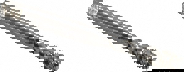 Spiral Flute Tap: 1/4-28 UNF, 3 Flutes, Modified Bottoming, Powdered Metal, Bright/Uncoated