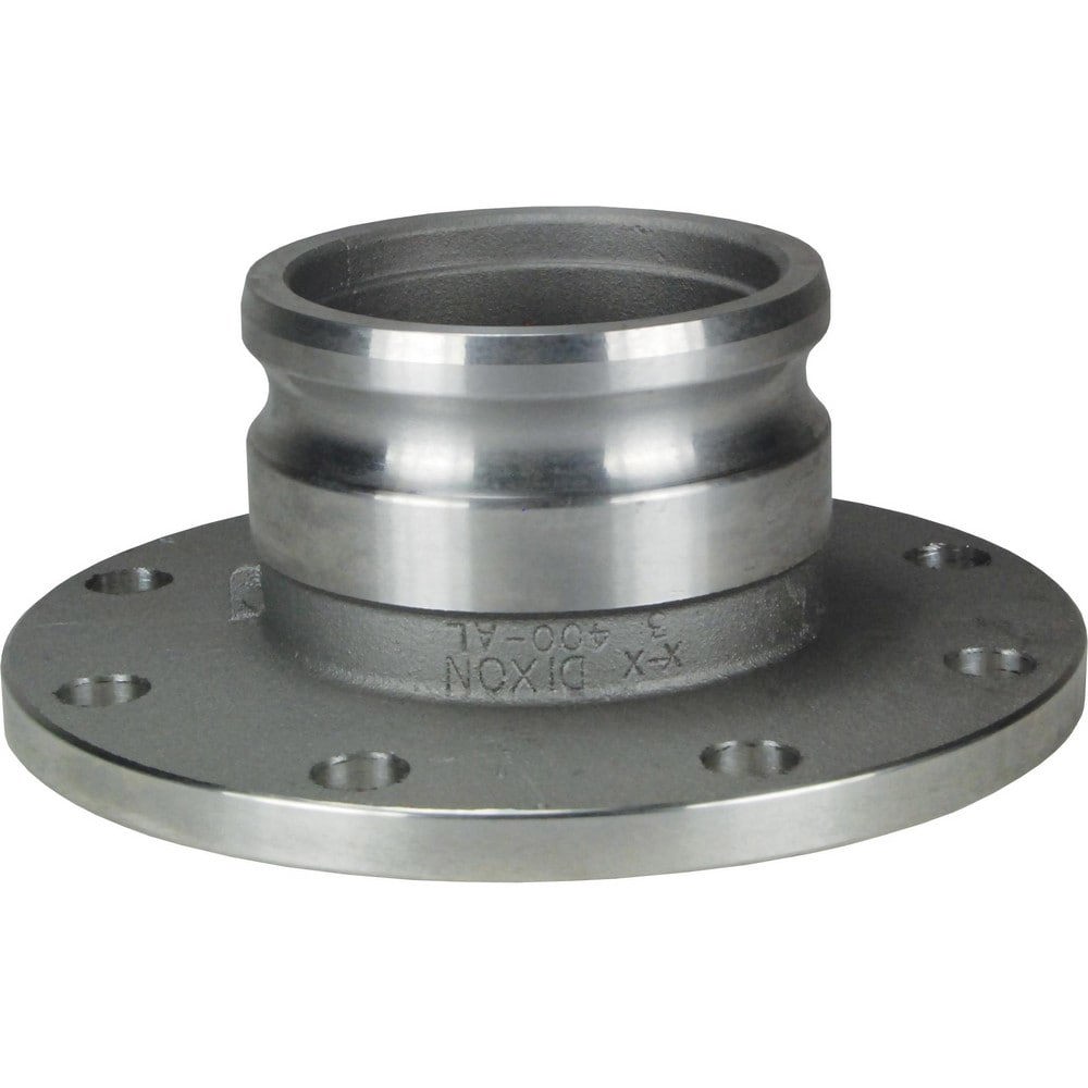 Suction & Discharge Hose Couplings; Type: 150 Flange ; Coupling Type: Cam & Groove ; Coupling Descriptor: Adapter x 150# ASA Flange ; Material: Aluminum ; Coupler Size (Fractional Inch): 4 ; Thread Size: Non-Threaded