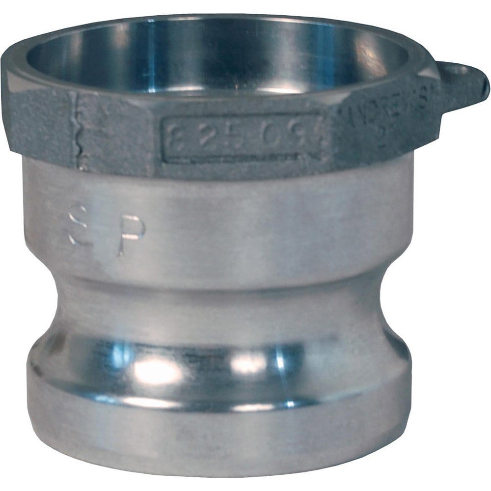 Suction & Discharge Hose Couplings; Type: Socket Weld ; Coupling Type: Cam & Groove ; Coupling Descriptor: Adapter Socket Weld to Sch. 40 Pipe ; Material: Aluminum ; Coupler Size (Fractional Inch): 4 ; Thread Size: Non-Threaded