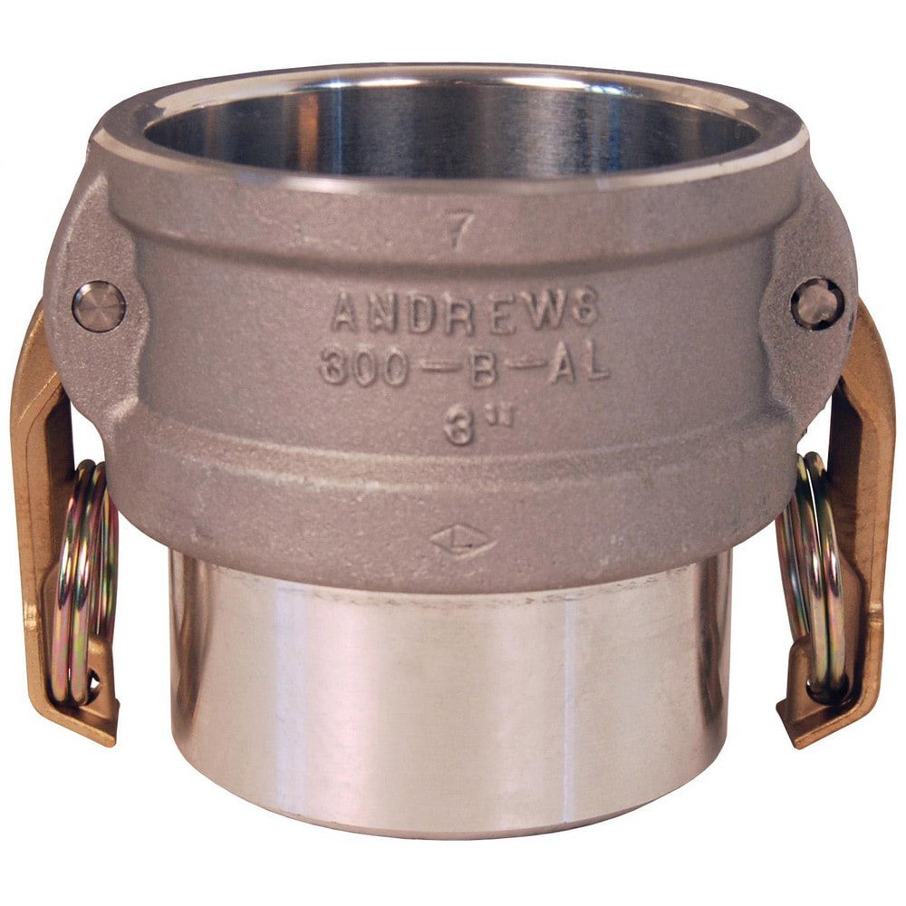 Suction & Discharge Hose Couplings; Type: Butt Weld ; Coupling Type: Cam & Groove ; Coupling Descriptor: Coupler Butt Weld to Sch. 40 Pipe ; Material: Aluminum ; Coupler Size (Fractional Inch): 4 ; Thread Size: Non-Threaded