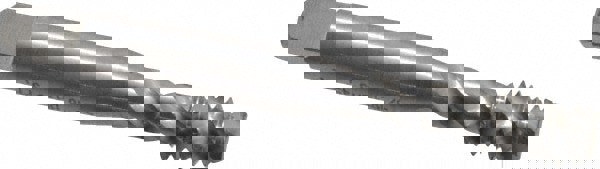 Spiral Flute Tap: 5/16-18 UNC, 3 Flutes, Modified Bottoming, 3B Class of Fit, Powdered Metal, Bright/Uncoated