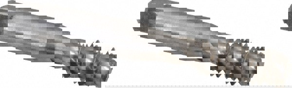 Spiral Flute Tap: 3/8-16 UNC, 3 Flutes, Modified Bottoming, Powdered Metal, Bright/Uncoated