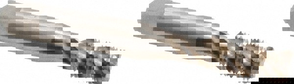 Spiral Flute Tap: 3/8-24 UNF, 3 Flutes, Modified Bottoming, 3B Class of Fit, Powdered Metal, Bright/Uncoated