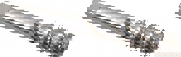 Spiral Flute Tap: 1/2-13 UNC, 3 Flutes, Modified Bottoming, 3B Class of Fit, Powdered Metal, Bright/Uncoated