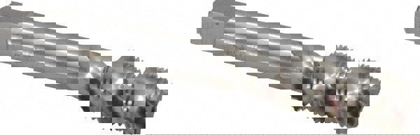 Spiral Flute Tap: 1/2-20 UNF, 3 Flutes, Modified Bottoming, 3B Class of Fit, Powdered Metal, Bright/Uncoated