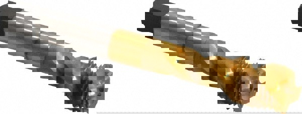 Spiral Flute Tap: 1/2-20, UNF, 3 Flute, Modified Bottoming, 2B Class of Fit, Powdered Metal, TiN Finish