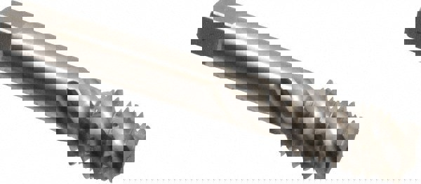 Spiral Flute Tap: 5/8-11 UNC, 4 Flutes, Modified Bottoming, 3B Class of Fit, Powdered Metal, Bright/Uncoated