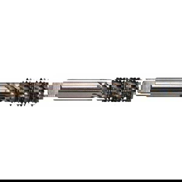 Spiral Flute Tap: 5/8-18 UNF, 4 Flutes, Modified Bottoming, 3B Class of Fit, Powdered Metal, Bright/Uncoated