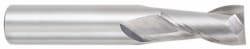 Square End Mill: 1.00 mm Dia, 3.00 mm LOC, 2 Flute, Solid Carbide