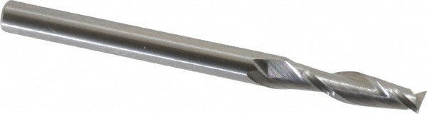 Square End Mill: 0.1575'' Dia, 0.5512'' LOC, 2 Flutes, Solid Carbide