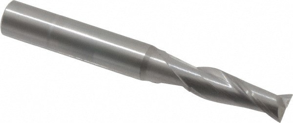 Square End Mill: 0.2756'' Dia, 0.748'' LOC, 2 Flutes, Solid Carbide