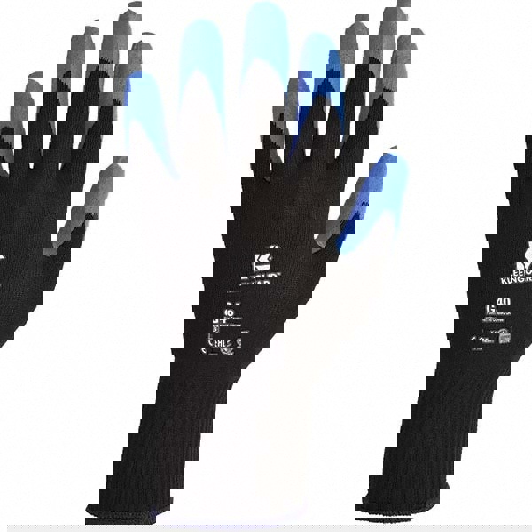 General Purpose Work Gloves: 2X-Large, Nitrile Coated, Nylon