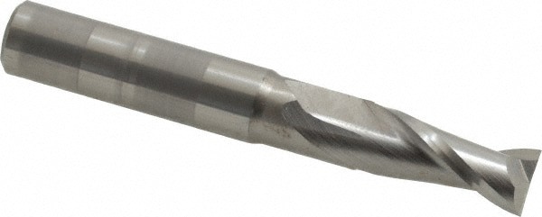 Square End Mill: 0.3543'' Dia, 0.8661'' LOC, 2 Flutes, Solid Carbide
