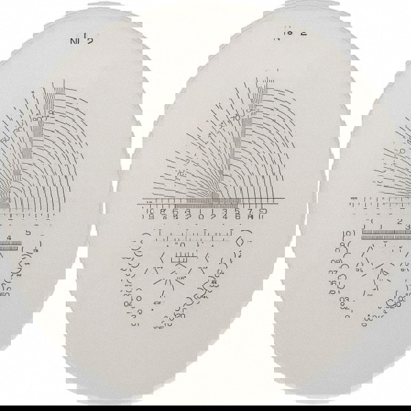 1-3/8 Inch Diameter, Optical Comparator Chart and Reticle