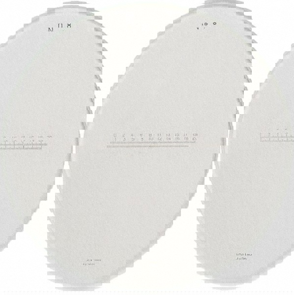 1-3/8 Inch Diameter, Optical Comparator Chart and Reticle