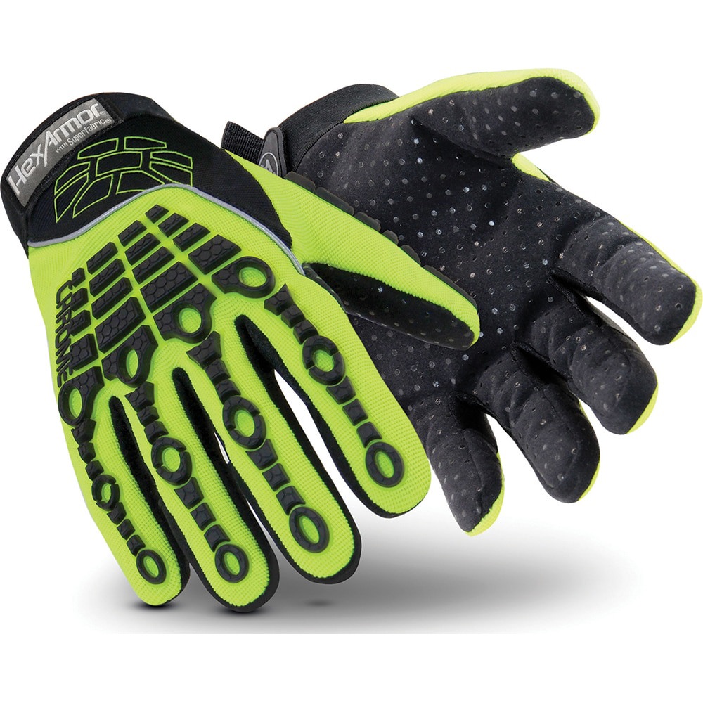 Cut & Puncture-Resistant Gloves: Size 3XL, ANSI Cut A8, ANSI Puncture 2, Synthetic Leather