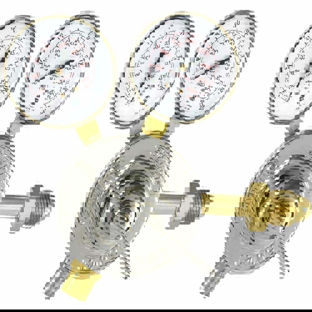 580 CGA Inlet Connection, Internal Fitting, 275 Max psi, Nitrogen Welding Regulator