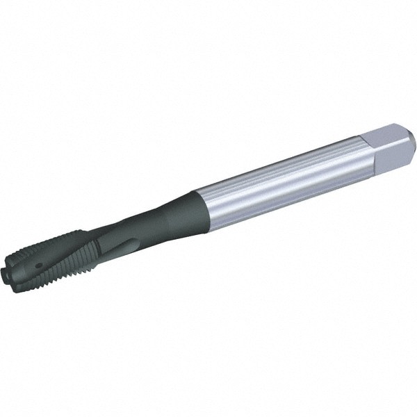 Spiral Flute Tap: M8x1.25 Metric, 3 Flutes, Plug, 6HX Class of Fit, Powdered Metal, TiN/CrC/C Coated