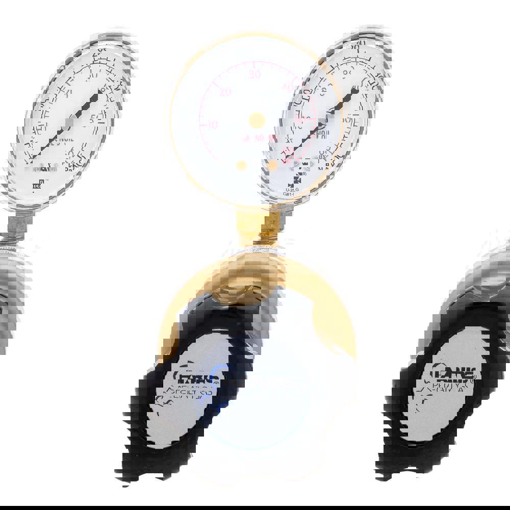 Model 403 General Purpose Brass Nitrogen, Argon, Carbon Dioxide Line Regulator 0-50 PSIG