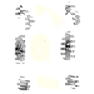 Single Handle Bathtub & Shower Faucet in Brushed Nickel (Trim Only)