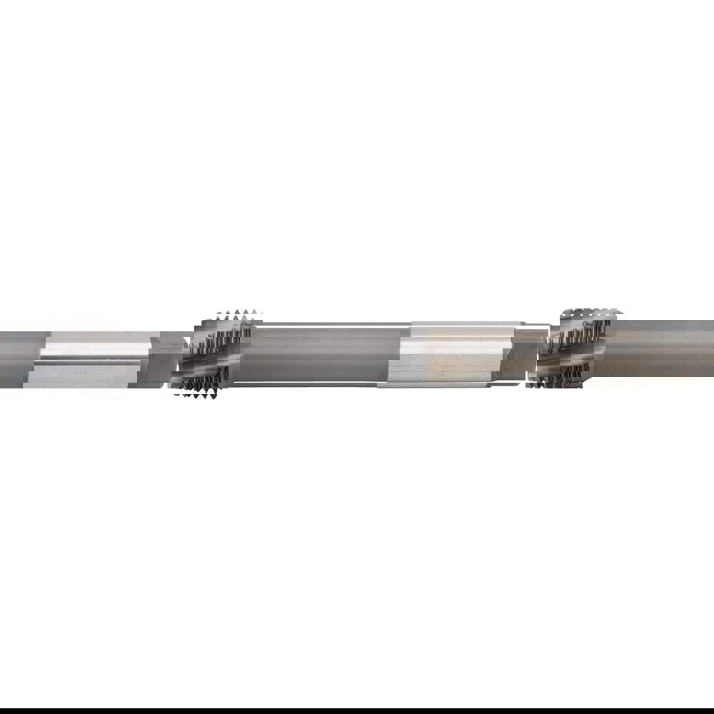 Spiral Flute Tap: M24x3 Metric, 5 Flutes, Plug, 6HX Class of Fit, Powdered Metal, TiCN Coated