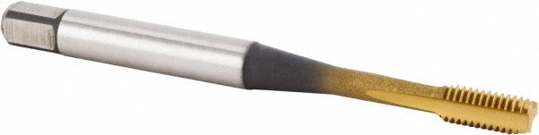 M4x0.70 Modified Bottoming RH 6HX TiCN/TiN Powdered Metal 3-Flute Straight Flute Machine Tap