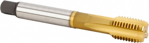 M12x1.75 Modified Bottoming RH 6HX TiN Powdered Metal 4-Flute Straight Flute Machine Tap