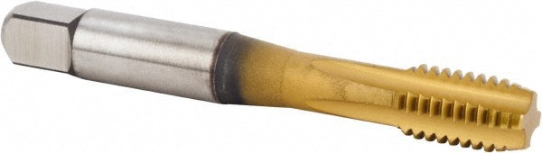 7/16-20 Modified Bottoming RH 3BX TiCN/TiN Powdered Metal 4-Flute Straight Flute Machine Tap
