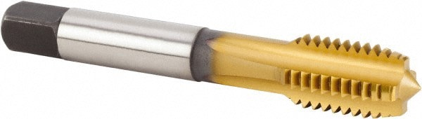 3/4-10 Modified Bottoming RH 3BX TiCN/TiN Powdered Metal 4-Flute Straight Flute Machine Tap
