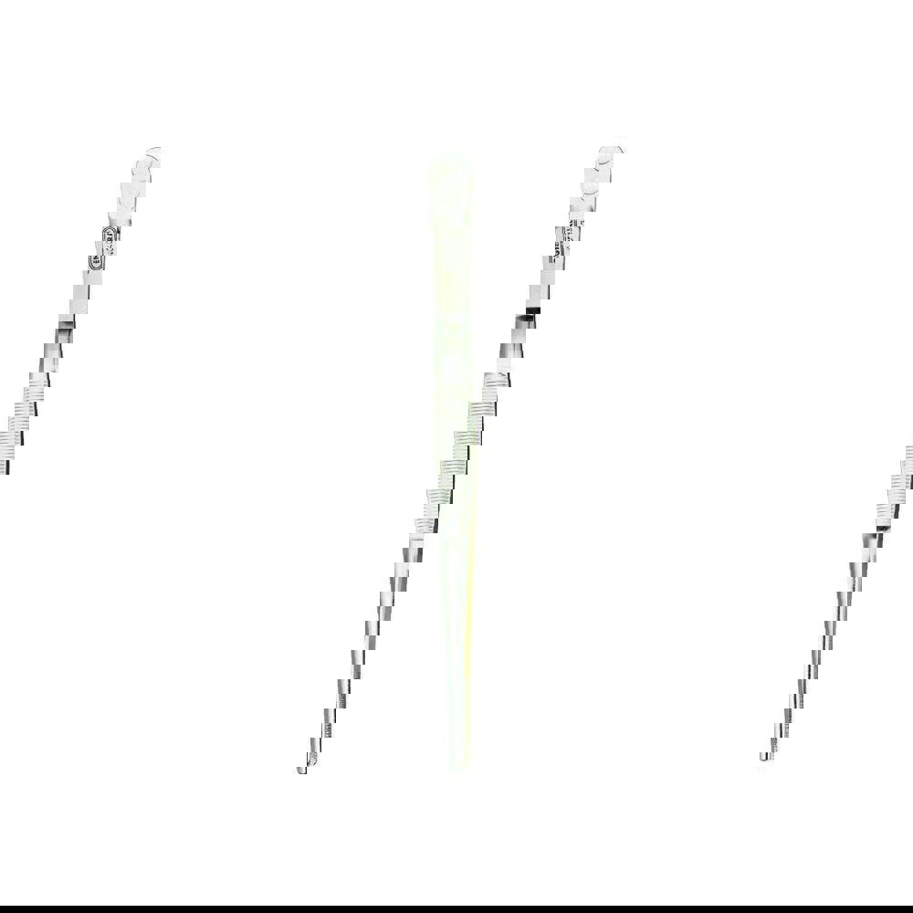 Utility Tweezer: Stainless Steel, Blunt & Serrated Point Tip, 6