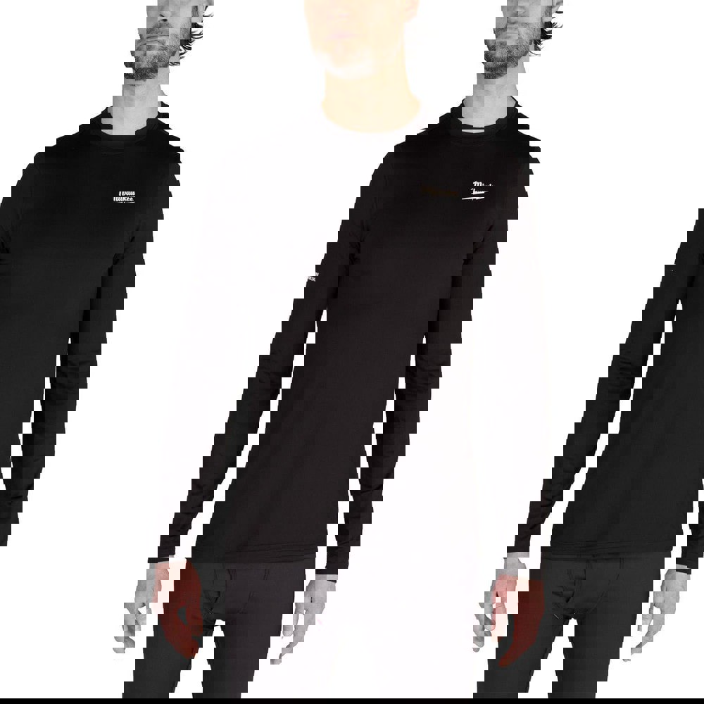 Shirts; Garment Style: Base Layer; General Purpose ; Garment Type: Cold Weather; General Purpose; Shirt; Warming; Washable ; Size: X-Large ; Color: Black ; Material: Polyester ; Chest Size (Inch): 46 to 48