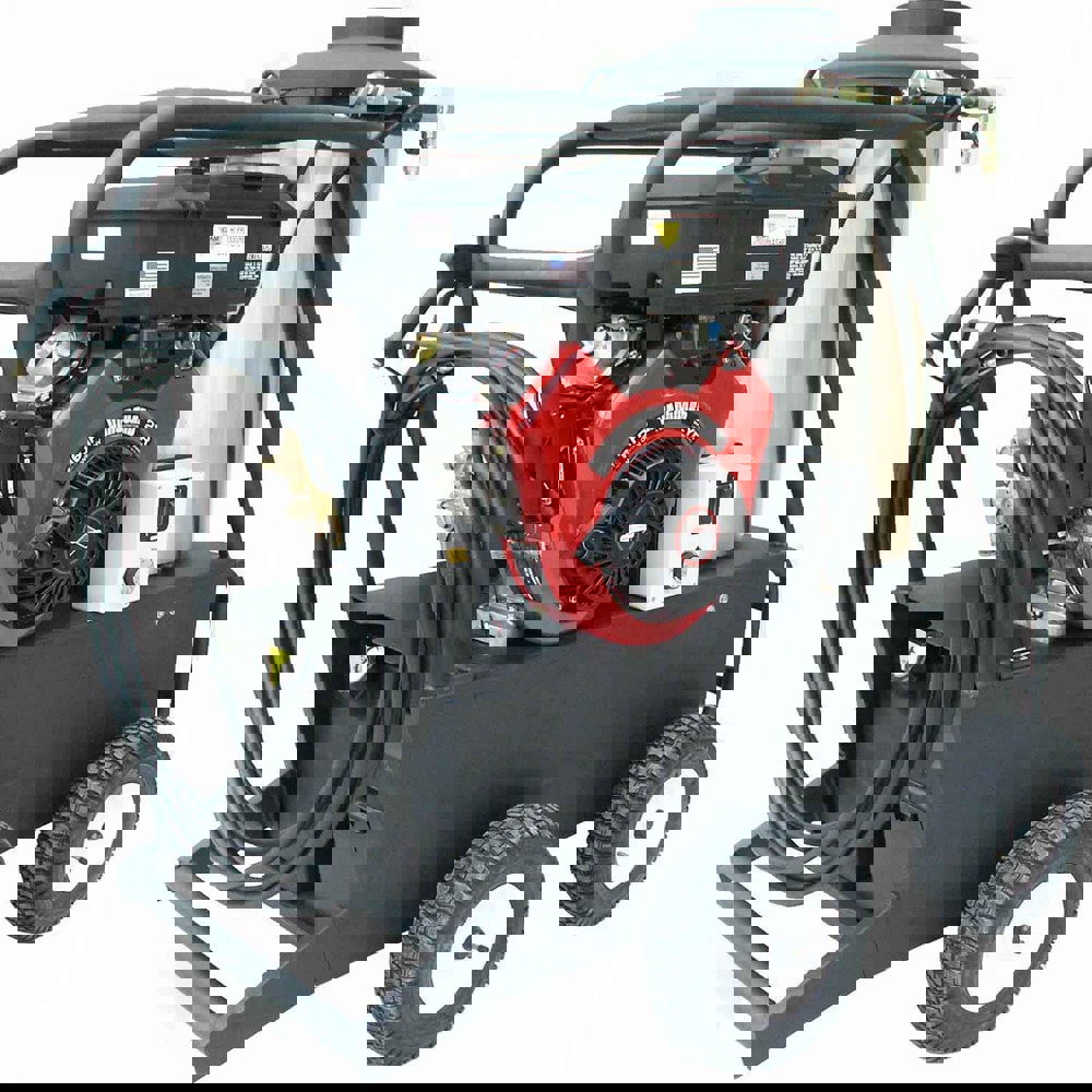 Pressure Washers; Type: Diesel-Fired Gas-Powered Hot Water Pressure Washer ; Water Type: Hot ; Engine Power Type: Gas ; Power Type: Gas ; Displacement (cc): 480.0 ; Washer Style: Cart