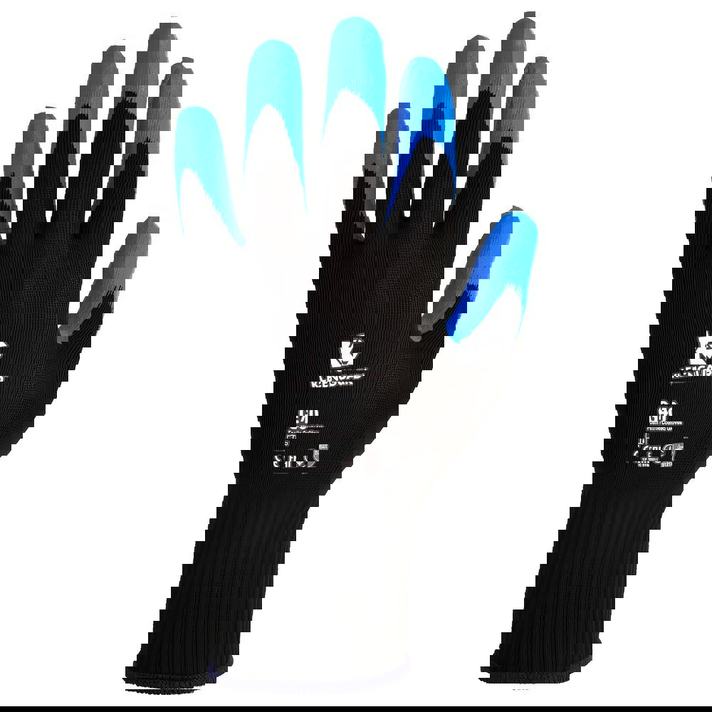 General Purpose Work Gloves: 2X-Large, Nitrile Coated, Nylon