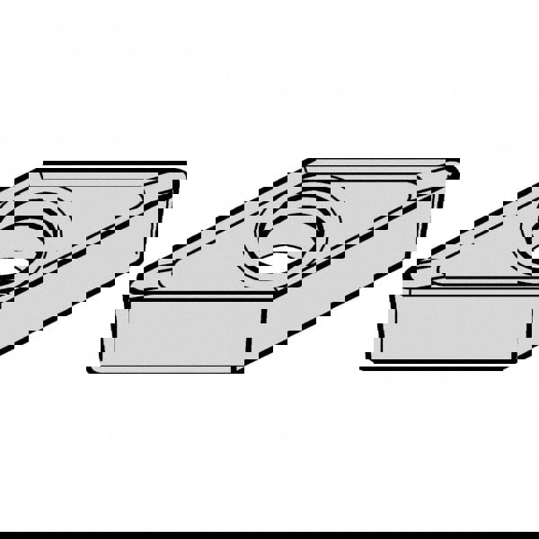 Turning Insert: VBGT331HP KCU10, Solid Carbide
