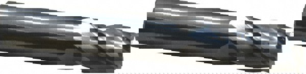 Square End Mill: 9/16'' Dia, 1-1/8'' LOC, 9/16'' Shank Dia, 3-1/2'' OAL, 4 Flutes, Solid Carbide