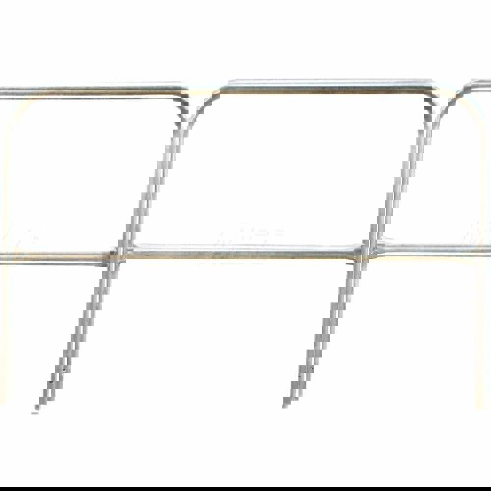 Heavy-Duty Guard Rail: Yellow, Galvanized, Steel