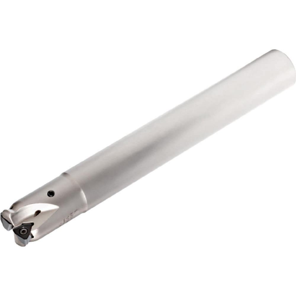 Indexable High-Feed End Mills; Cutting Diameter (Decimal Inch): 1.0000 ; Minimum Cutting Diameter (Decimal Inch): 0.4600 ; Maximum Cutting Diameter (Decimal Inch): 1.0000 ; Maximum Depth of Cut (Decimal Inch): 0.0490 ; Toolholder Style: M370