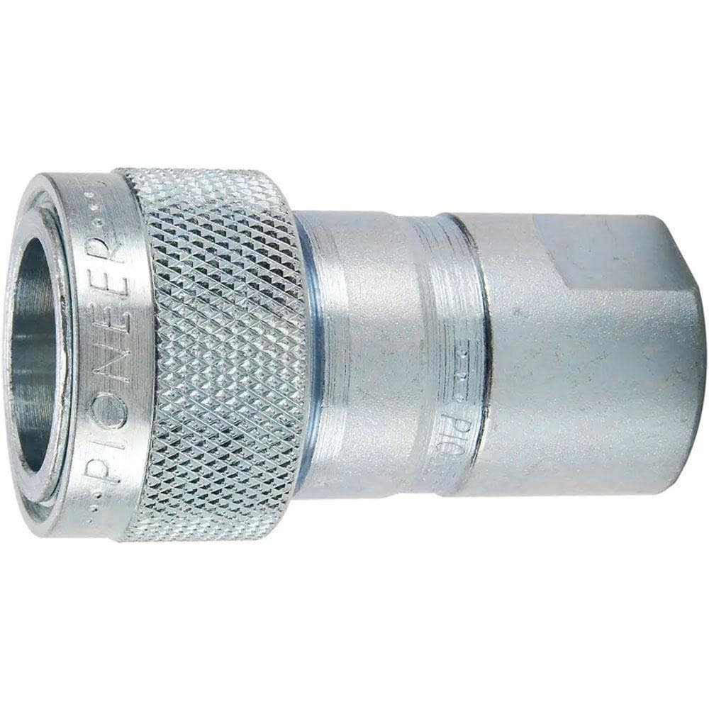 Hydraulic Hose O-Ring Boss Poppet Coupler: 1/2