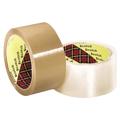 SCOTCH BOX SEALING TAPE371 CLEAR 48MMX50