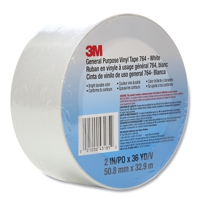 3M GENERAL PURPOSE WHT VINYL TAPE 2