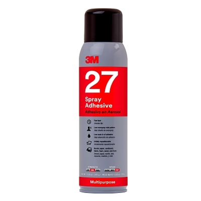 3M MP 27 SPRAY ADH CLR NET WT 13.05 OZ
