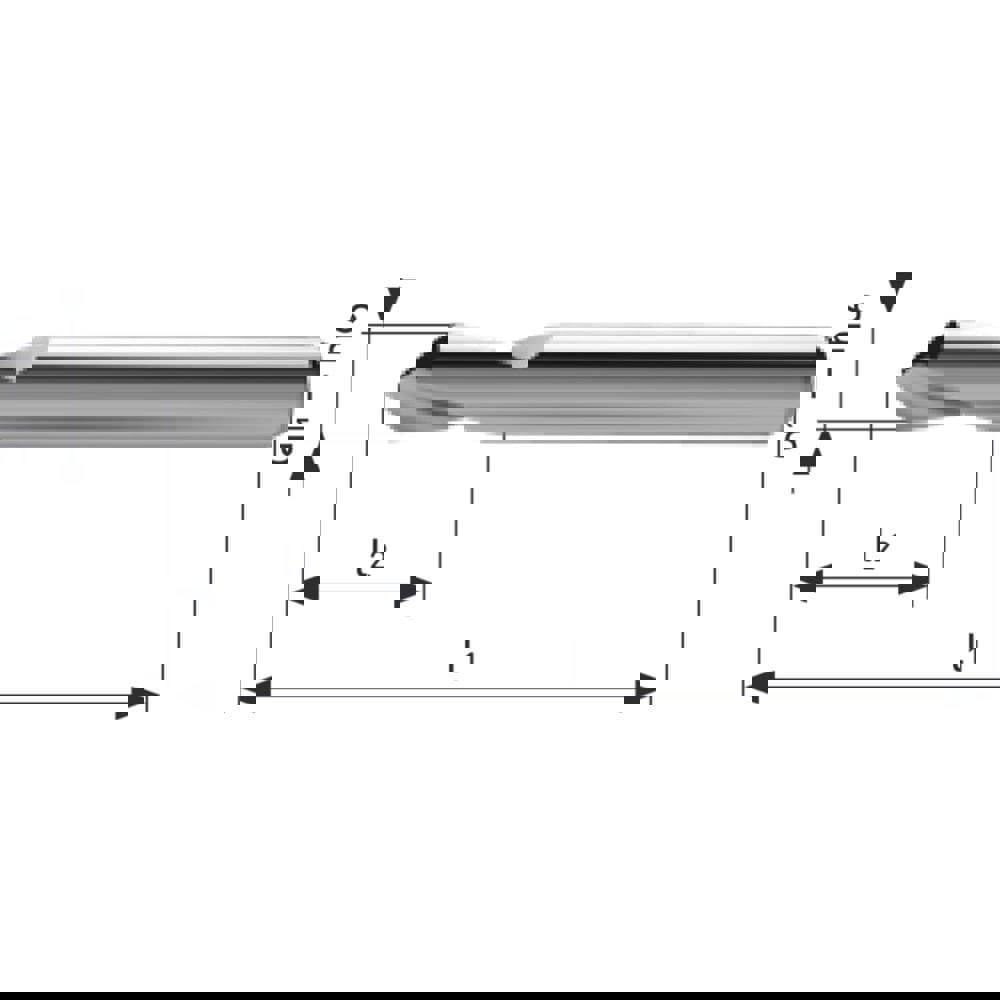 Spotting Drill: 5 mm Dia, 90 &deg; Point