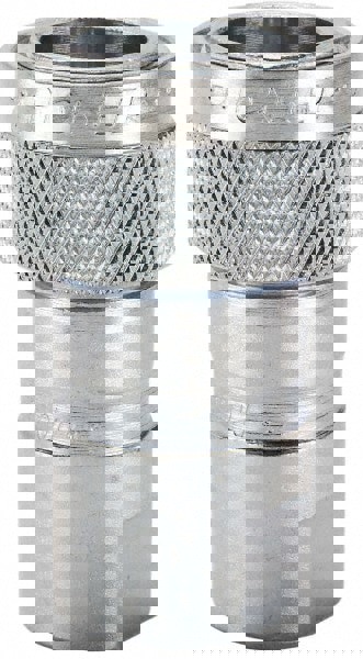 Hydraulic Hose O-Ring Boss Poppet Coupler: 9/16-18, 3,000 psi