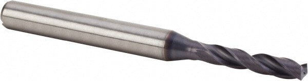 Screw Machine Length Drill Bit: #26 (0.1470) Dia, 140 deg, Solid Carbide