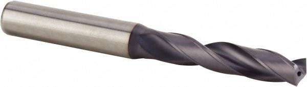 Screw Machine Length Drill Bit: Letter Q, (0.3320) Dia, 140 deg, Solid Carbide