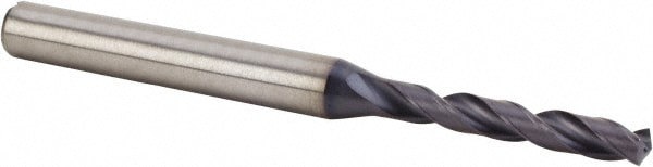 Jobber Length Drill Bit: #26 (0.1470) Dia, 140 deg, Solid Carbide