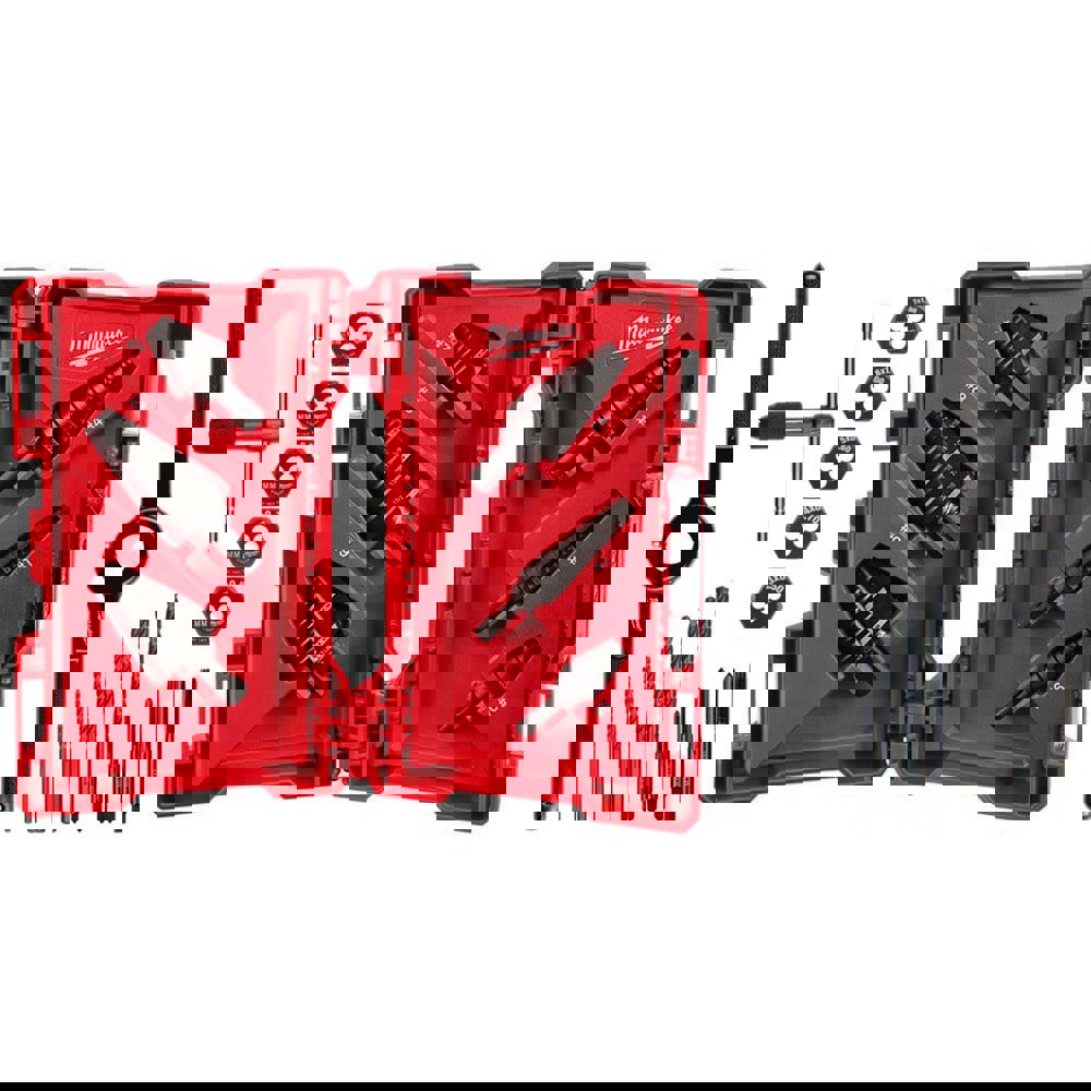 Drill Bit Sets; Drill Bit Set Type: Step Drill Bits ; Number of Pieces: 17; 6 ; Tool Material: High-Speed Steel ; Minimum Drill Bit Size (Frac Inch): 1/8 ; Maximum Drill Bit Size (Frac Inch): 1-1/8 ; Coating/Finish: Oxide