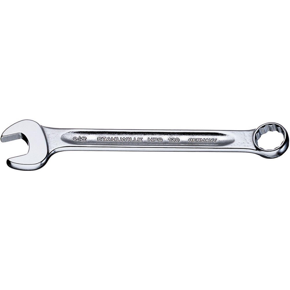 Combination Wrenches; Finish: Chrome-Plated ; Head Type: Offset ; Box End Type: 12-Point ; Handle Type: I-Beam; Ergonomic ; Material: Chrome Alloy Steel ; Ratcheting: No