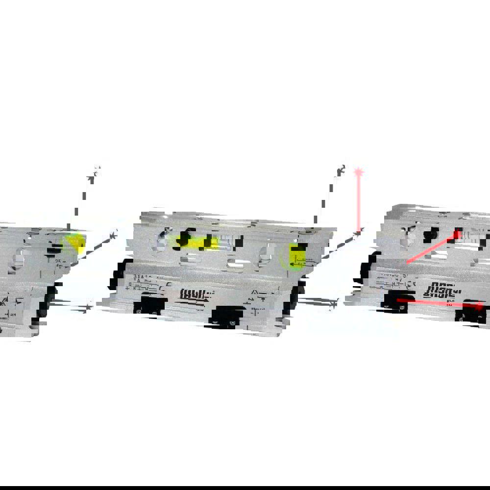 Torpedo Laser Level: 3 Beams, Class III, Red Beam