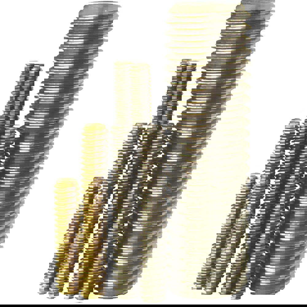 Fully Threaded Stud: #10-24 Thread, 2-1/2